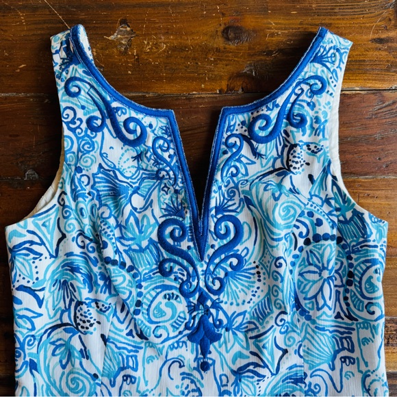 Lilly Pulitzer Lyssa Lucky Trunks Shift Dress - Picture 5 of 7